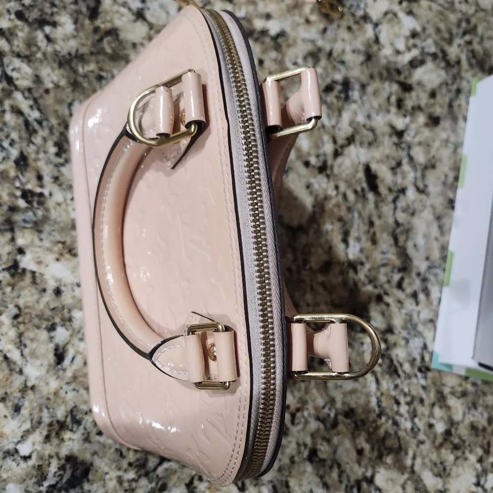 Louis Vuitton Pink Mini Bag with Structured Design and Metal Hardware - Picture 9 of 15